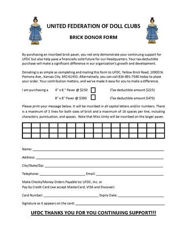 Donor Brick Campaign